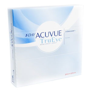 Le 1 Day Acuvue TruEye, confezione da 90, sono lenti a contatto giornaliere in Silicone Idrogel che rispondono a tutti i requisiti che vengono richiesti ad una lente di ultimissima generazione. Le lac TruEye permettono uno straordinario apporto di ossigeno unito a un efficente filtro UV.