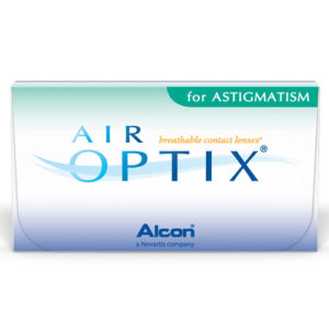 Le lenti a contatto Air Optix for Astigmatism sono lentine per la correzione dell'astigmatismo. Sono prodotte in Silicone4edx Idrogel, un materiale che assicura elevatissima permeabilità all'ossigeno, per occhi sani anche dopo molte ore di porta. Air Optix for Astigmatism sono in vendita in confezioni da 6 lenti.