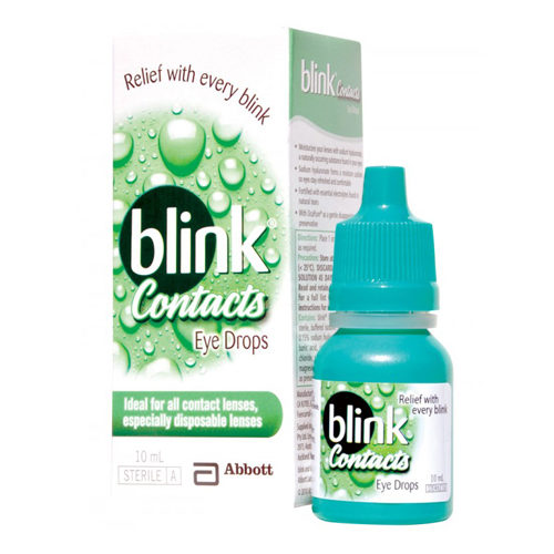Le lacrime artificiali Blink Contacts sono studiate per garantire un'idratazione extra a tutti i portatori di lenti a contatto. Il flaconcino da 10 ml è adatto a chi fa un uso frequente delle gocce oculari.