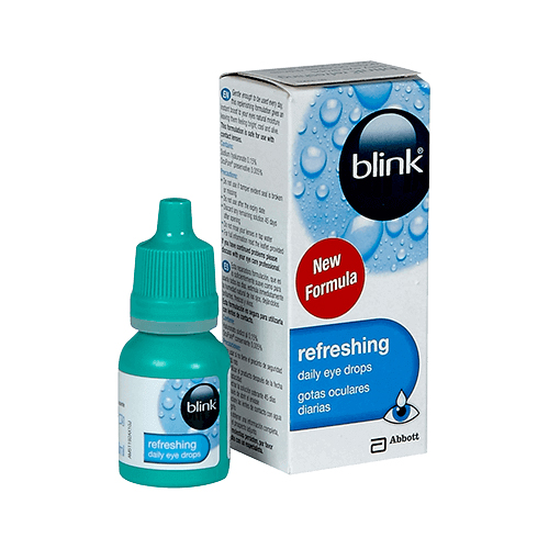 Blink Refreshing è una soluzione oculare sufficientemente delicata per poter essere utilizzata tutti i giorni. Ha una formulazione rinfrescante