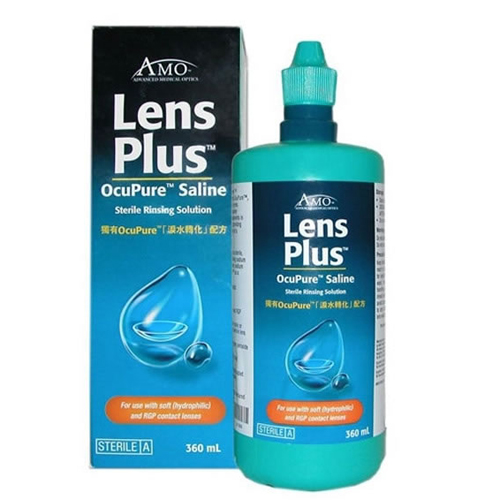 Salina Lens Plus è una soluzione salina per il risciacquo facile di qualsiasi tipo di lente a contatto (morbida o rigida/gas permeabile). È prodotta dalla Abbott Medical Optics, leader mondiale nella produzione di soluzioni per la cura delle lenti a contatto.